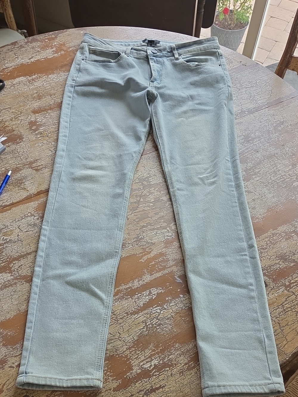 Forever 21 Men’s Straight Jeans - Light Mint